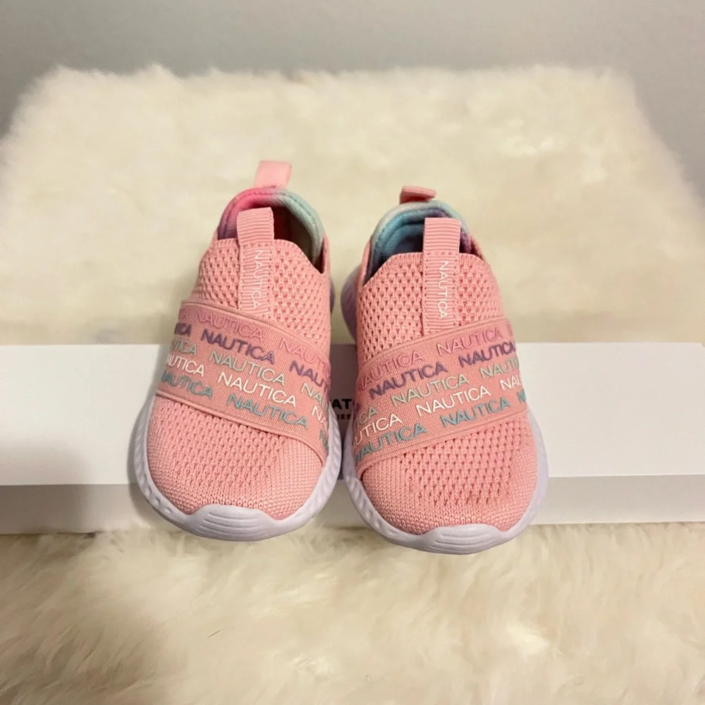 New baby size 5 Nautica sneakers